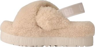 UGG (WMNS) UGG Oh Fluffita Cross Strap Sandal Natural 1191135-NAT