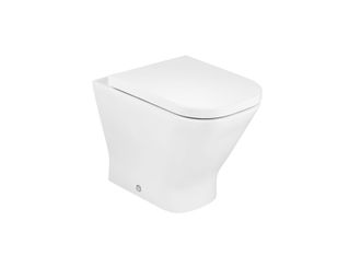 Roca Roca The Gap Square Inodoro Para Tanque Alto Con Rimless - Asiento: Caida Amortiguada - Ref: A347737000+a80147200b