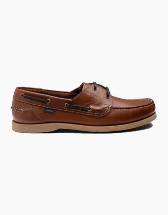 Loake Mens LOAKE PADSTOW BOAT SHOE BROWN WAXY - Size: 10