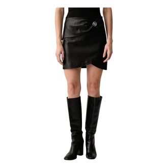 Guess Lucia Minirok - Dames - Rokken - Zwart - Maat: L Zijde
