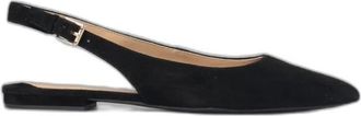 Ralph Lauren Ballerina Slingback Londyn in Camoscio - - Shoes - Donna - Nero - 36 EU