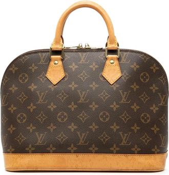 Louis Vuitton Pre-owned Handbags, female, Brown, Size: ONE SIZE Pre-owned Leather Satchel Bag