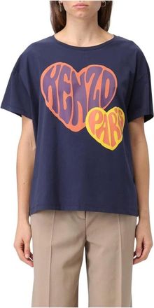 Kenzo Donna, Top, Blu, S, new