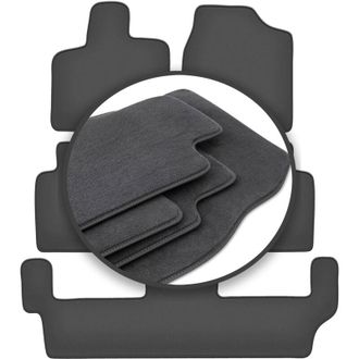 OEM Alfombrillas Premium Para Chrysler Grand Voyager V 7 Plazas (2008-2016)
