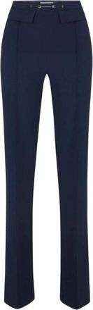 Elisabetta Franchi Mujer, Pantalones, Azul, Talla: L