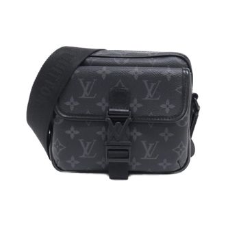 Louis Vuitton Black Coated Canvas Shoulder Bag (Pre-Owned)