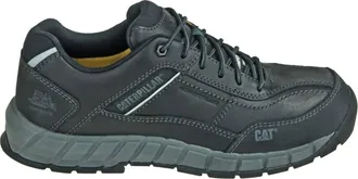 CAT Mens Streamline Leather Shoe In Black