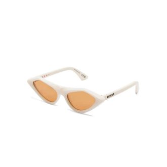Marni 9G3 Tikbarri Cream Sunglasses