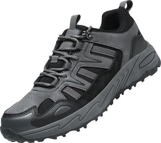 Generic Fashion Spring and Summer Men Sports Shoes Flat Bottom Lightweight Mesh Breathable Comfortable Solid Color Features: Casual Shoes for Men Size 9 (Grey