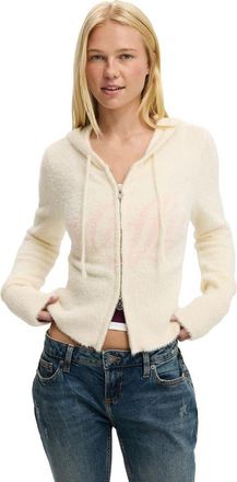 Cotton On Womens Miffy Fluffy Knit Hoodie in Lcn Mif Miffy Fluffy at Nordstrom, Size Xx-Small