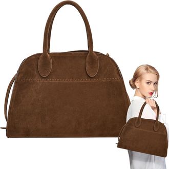 Generic Vintage Satchel Bag, Top Handle Tote, 15.12inch Retro Shoulder Purse with Large Interior and Multiple Compartments, Lightweight Fashion Purse for Wome