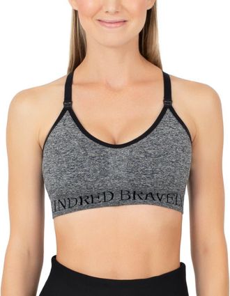 Kindred Bravely Sublime Nursing Sports Bra - Fits Sizes 30B-40D in Grey Heather at Nordstrom, Size X-Large C