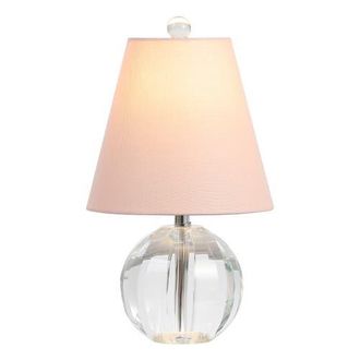 Jonathan Y Designs Goddard 16 Crystal Ball/Metal LED Table Lamp in Clear/pink at Nordstrom