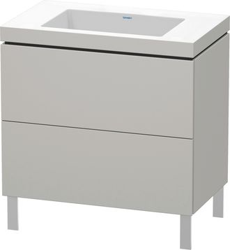 Duravit Duravit L-cube C-conjunto Vertical, 2 Cajones, Sin Rebosadero