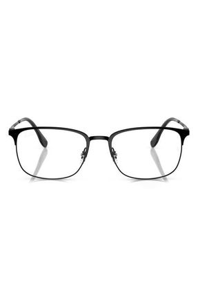 Ray-Ban 54mm Rectangular Pillow Optical Glasses in Matte Black at Nordstrom