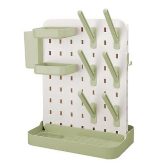 OEM Escurridor De Biberones Con Compartimento Para Jab&oacute;n, Escurridor Vertical Para Biberones Y Tetinas, Organizador Para Accesorios Y Cepillos, Libre De B