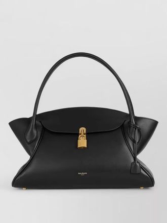 Balmain shoulder bag structured shape top handle