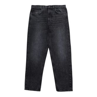 Amish Black Faded Denim Jeans