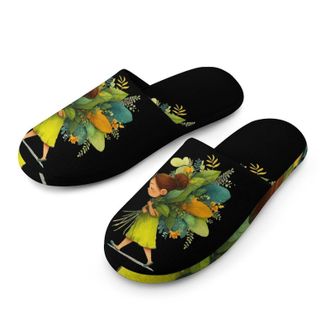 Generic Bouquet Girls Flowers Mens House Slippers Slip Indoor Slipper On Shoes Warm Outdoor