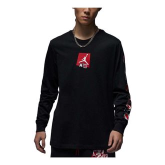 Nike Jordan Air Jordan Brand Long Sleeve T-Shirt Black FD7018-010