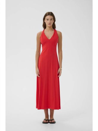 Inwear Pennieiw Long Dress In Red