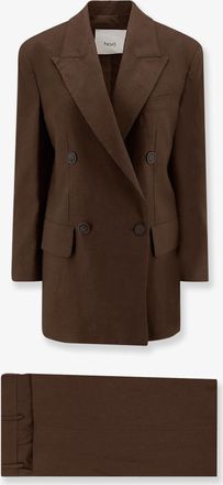 Hev&ograve; Tailleur Rocchetta in lino e viscosa - HEVO - gender_Woman