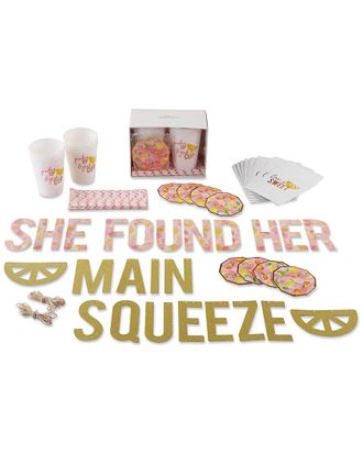 Kate Aspen She Found Her Main Squeeze 49pc Party Kit
