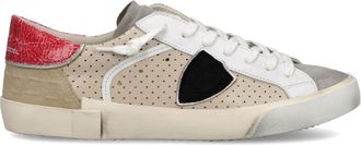 Philippe Model Prsx Tennis - Heren - Sneakers - Beige - 43 EU - Katoen - Schoenen