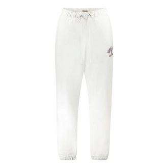 Guess Sweatpants, male, White, Size: S Printed Logo Joggers
