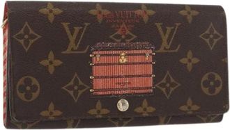 Louis Vuitton Pre-owned Wallets, female, Brown, Size: ONE SIZE Pre-owned Canvas Wallet