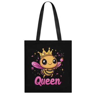 Generic Queen Cute Bee Womens Tote Casual Shopping Bag Lightweight Shoulder Bags Hobos Handbag for Work Travel Daily 35x40cm