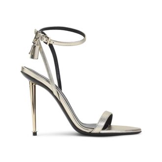 Tom Ford Gold Ankle-strap Heels
