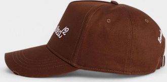 Dsquared2 Cappello in twill di cotone con profili used