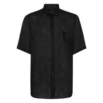 Billionaire Boys Club Shirt Slim Fit - Heren - Overhemden - Zwart - Maat: XS Katoen