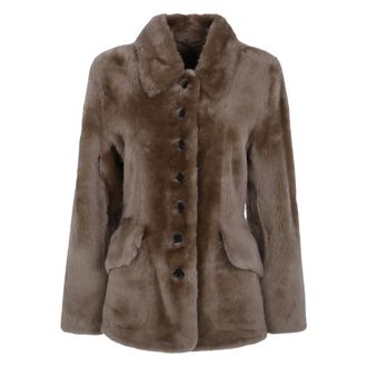 By Malene Birger Mujer, Chaquetas, Marr&oacute;n, Talla: S