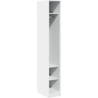vidaXL Armario De Madera De Ingenier&iacute;a Blanco 30x50x200 Cm Vidaxl