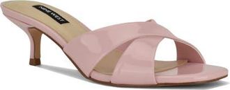 Nine West Merlana Kitten Heel Sandal in Light Pink at Nordstrom, Size 9.5