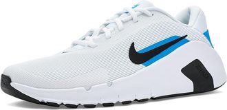 Nike Flex Train Mens Cross Training Shoes White/Black/Blue Hero : 12.5 D - Medium, Synthetic