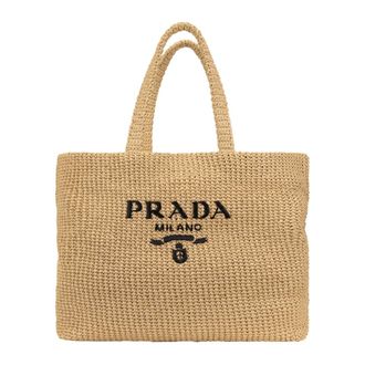 Prada Dames, Tassen, Beige, Maat: ONE Size