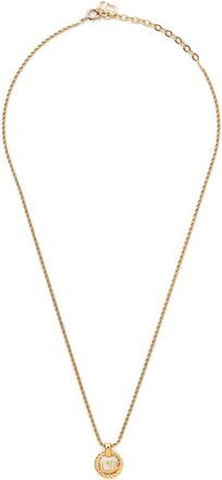 Dior Collana con pendente CC anni 2000 - Oro