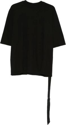 Rick Owens T-shirt con nastro - Nero
