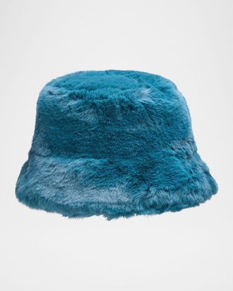 Van Palma Anya Faux Fur Bucket Hat