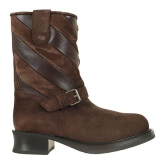 Valentino Garavani Rayons 40 Bootie - Dames - Schoenen - Bruin - Maat: 36 EU Leer