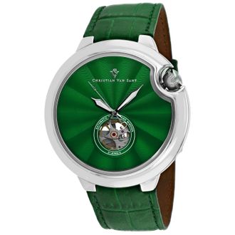 Christian Van Sant Mens Cyclone Automatic Black Dial Watch