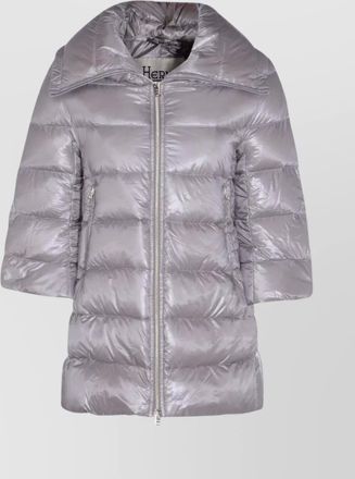 Herno padded jackets with high collar and side pockets