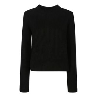 Loulou Studio Truien & Vesten, Dames, Zwart, M, Kasjmier, Cosmo Knit Sweater