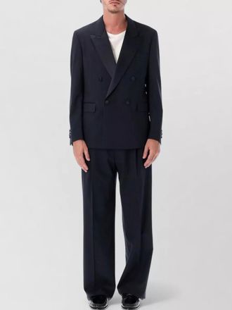 Lardini virgin wool double-breasted tuxedo suit