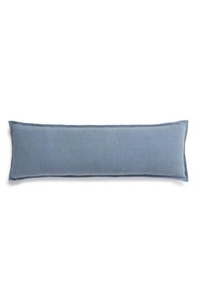 Nordstrom Washed Linen Accent Pillow in Blue Chip at Nordstrom