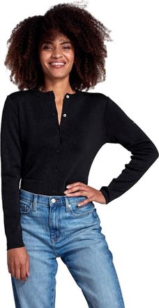 Armor Lux Armor Lux Round Neck Cardigan - Wool and Acrylic, Black, XS