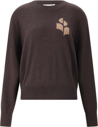 Isabel Marant Round-neck Truien - Dames - Ronde hals truien - Bruin - 2XS - Truien & Vesten